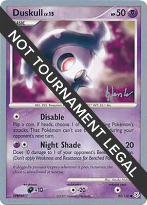 Duskull - 2008 (Dylan Lefavour) card from World Championship Decks