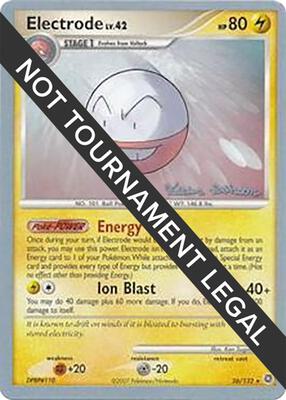Electrode - 2008 (Tristan Robinson) card from World Championship Decks