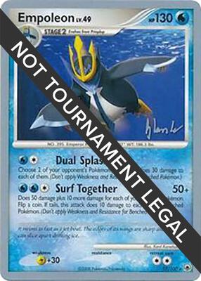 Empoleon - 2008 (Dylan Lefavour) card from World Championship Decks