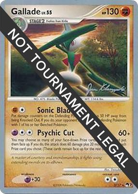 Gallade - 2008 (Jason Klaczynski) card from World Championship Decks