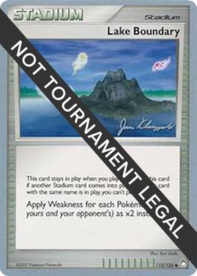 Lake Boundary - 2008 (Jason Klaczynski) card from World Championship Decks