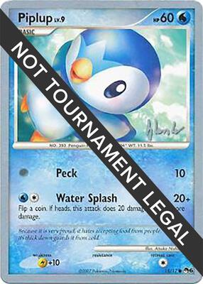 Piplup (15) - 2008 (Dylan Lefavour) card from World Championship Decks