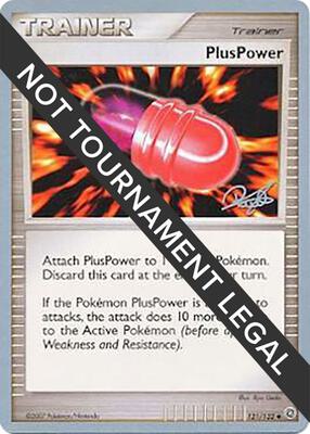 PlusPower - 2008 (Paul Atanassov) card from World Championship Decks