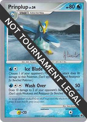 Prinplup (44) - 2008 (Dylan Lefavour) card from World Championship Decks