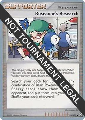 Roseanne's Research - 2008 (Paul Atanassov) card from World Championship Decks