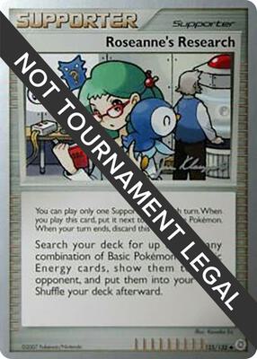 Roseanne's Research - 2008 (Jason Klaczynski) card from World Championship Decks