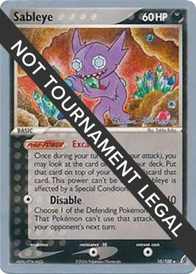 Sableye - 2008 (Tristan Robinson) card from World Championship Decks
