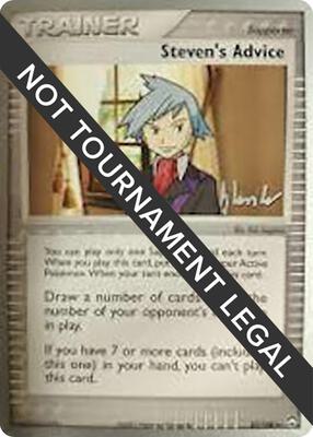 Steven's Advice - 2008 (Dylan Lefavour) card from World Championship Decks