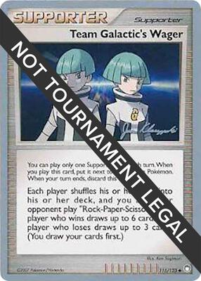 Team Galactic's Wager - 2008 (Jason Klaczynski) card from World Championship Decks
