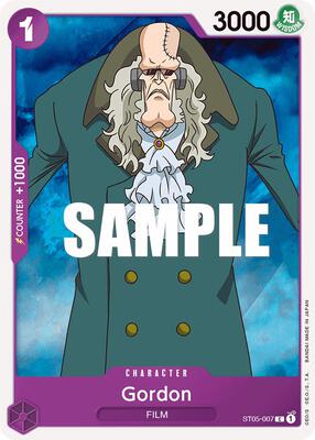 Gordon card from Starter Deck 5: Film Edition