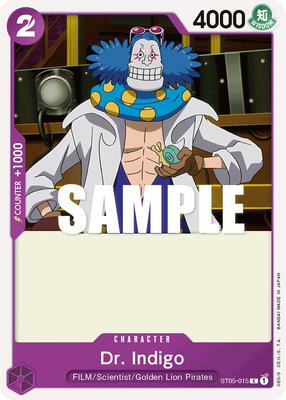 Dr. Indigo card from Starter Deck 5: Film Edition