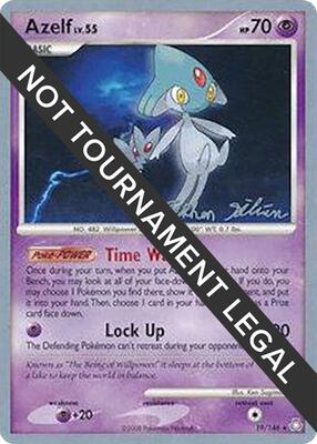 Azelf - 2009 (Stephen Silvestro) card from World Championship Decks