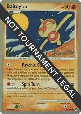 Baltoy - 2009 (Jason Martinez) card from World Championship Decks