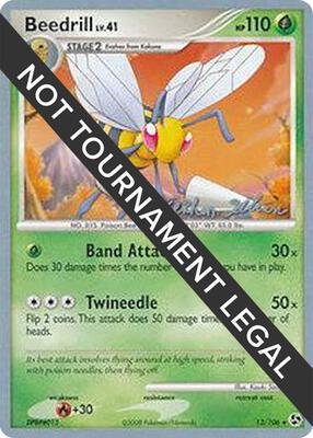 Beedrill (13) - 2009 (Stephen Silvestro) card from World Championship Decks