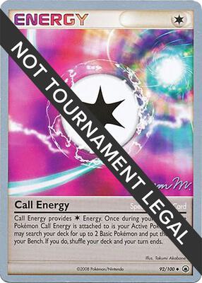 Call Energy - 2009 (Jason Martinez) card from World Championship Decks