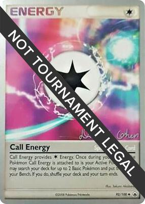 Call Energy - 2009 (David Cohen) card from World Championship Decks