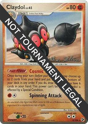 Claydol - 2009 (Stephen Silvestro) card from World Championship Decks