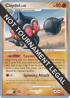 Claydol - 2009 (Jason Martinez) card from World Championship Decks