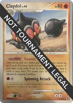 Claydol - 2009 (David Cohen) card from World Championship Decks