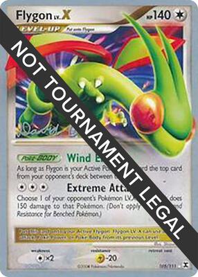Flygon LV.X - 2009 (David Cohen) card from World Championship Decks