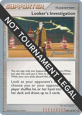 Looker's Investigation - 2009 (Jason Martinez) card from World Championship Decks