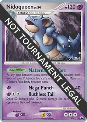 Nidoqueen - 2009 (David Cohen) card from World Championship Decks