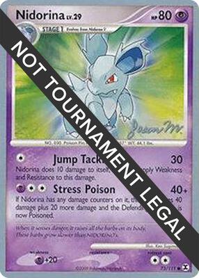 Nidorina - 2009 (Jason Martinez) card from World Championship Decks