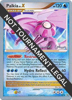 Palkia LV.X - 2009 (David Cohen) card from World Championship Decks