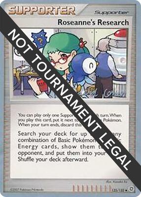Roseanne's Research - 2009 (David Cohen) card from World Championship Decks