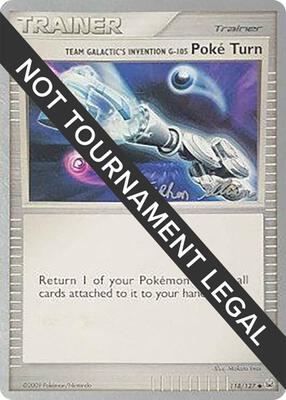 Team Galactic's Invention G-105 Poke Turn - 2009 (Stephen Silvestro) card from World Championship Decks