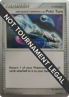Team Galactic's Invention G-105 Poke Turn - 2009 (Jason Martinez) card from World Championship Decks
