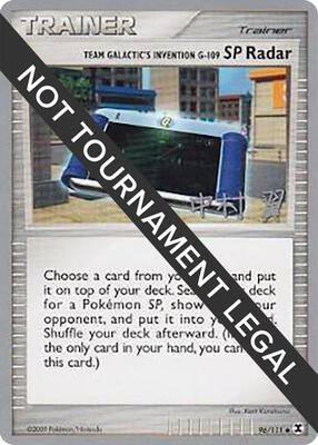 Team Galactic's Invention G-109 SP Radar - 2009 (Tsubasa Nakamura) card from World Championship Decks