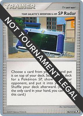 Team Galactic's Invention G-109 SP Radar - 2009 (Stephen Silvestro) card from World Championship Decks