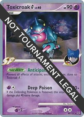 Toxicroak G (40) - 2009 (Tsubasa Nakamura) card from World Championship Decks