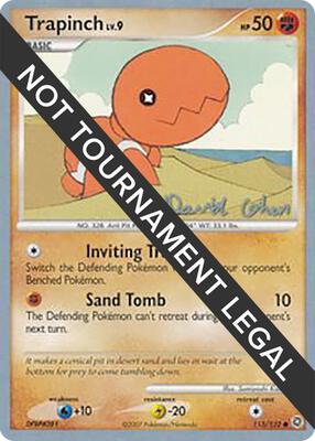Trapinch - 2009 (David Cohen) card from World Championship Decks