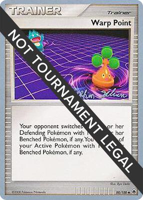 Warp Point - 2009 (Stephen Silvestro) card from World Championship Decks