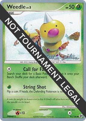 Weedle - 2009 (Stephen Silvestro) card from World Championship Decks