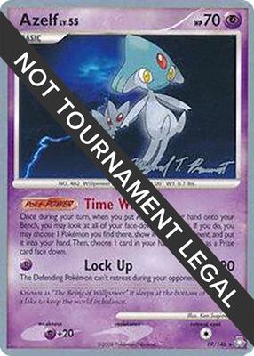 Azelf - 2010 (Michael Pramawat) card from World Championship Decks