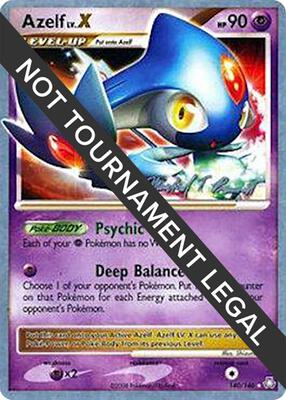 Azelf LV.X - 2010 (Michael Pramawat) card from World Championship Decks