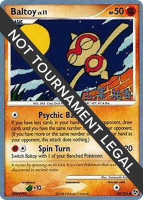 Baltoy - 2010 (Yuka Furusawa) card from World Championship Decks