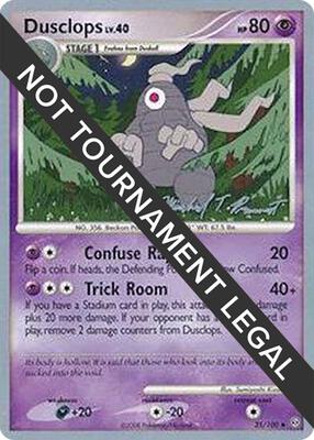 Dusclops - 2010 (Michael Pramawat) card from World Championship Decks