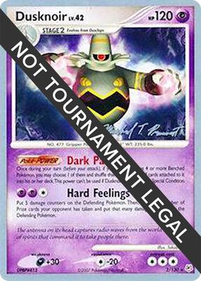 Dusknoir - 2010 (Michael Pramawat) card from World Championship Decks