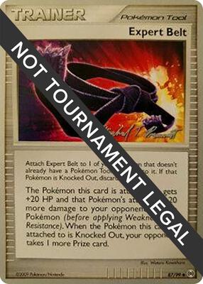 Expert Belt - 2010 (Michael Pramawat) card from World Championship Decks