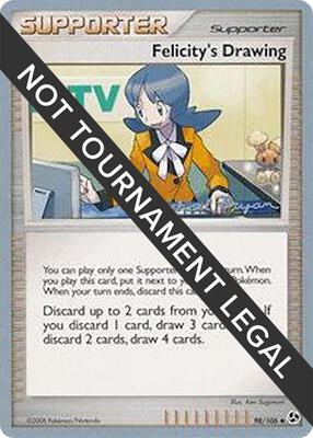 Felicity's Drawing - 2010 (Mychael Bryan) card from World Championship Decks