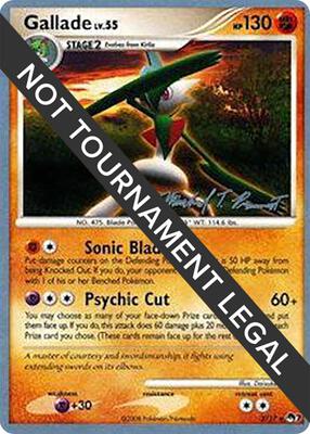 Gallade - 2010 (Michael Pramawat) card from World Championship Decks