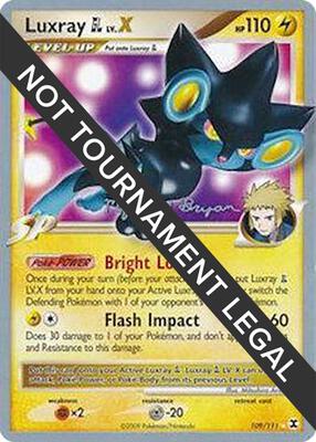 Luxray GL LV.X - 2010 (Mychael Bryan) card from World Championship Decks