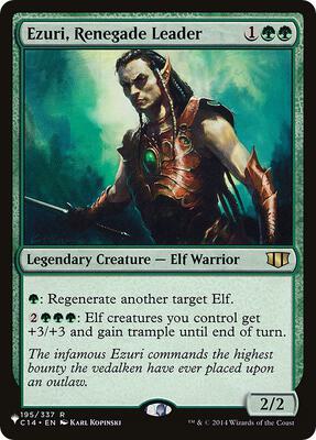 Ezuri, Renegade Leader card from The List Reprints