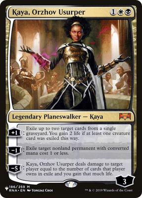 Kaya, Orzhov Usurper card from The List Reprints