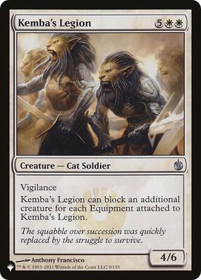 Kemba's Legion card from The List Reprints