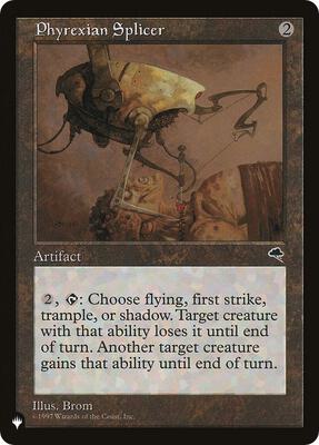Phyrexian Splicer card from The List Reprints